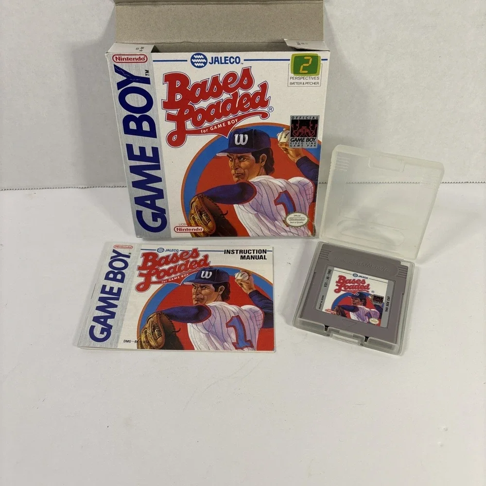 Bases Loaded Nintendo GameBoy Complete CIB Tested